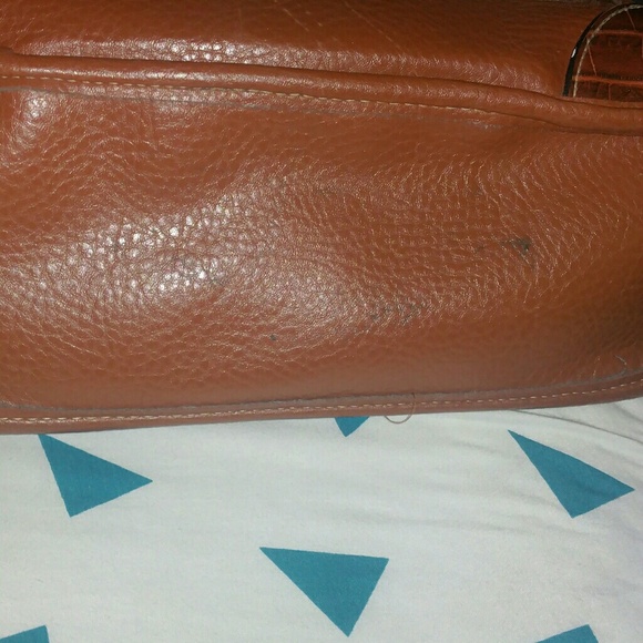 BROWN LEATHER BAG - Picture 2 of 7